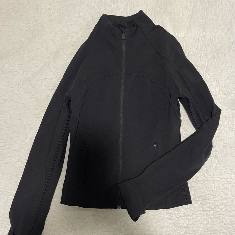 Lululemon cropped black align jacket size 4